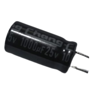 Capacitor Eletrolitico 1000uf 25v 85° 13*21mm 25 peças
